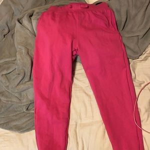 Pink sweats